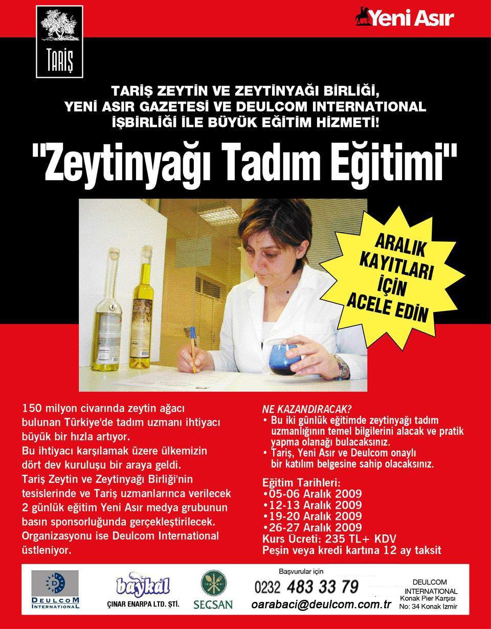 Zeytinyağı Tadım Kursu
